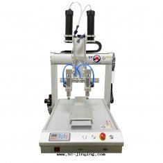 SR-DJ3331双(shuāng)头(tóu)单平台(tái)點(diǎn)胶機(jī)