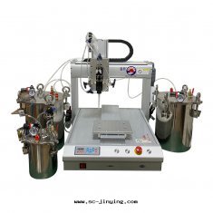 SR-DJ3331双(shuāng)工位(wèi)點(diǎn)胶噴胶機(jī)